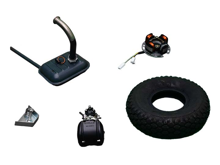 Selection of spare parts